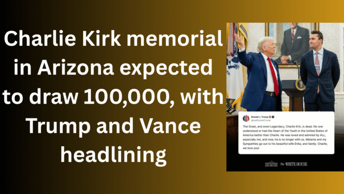 Massive Memorial Service for Charlie Kirk